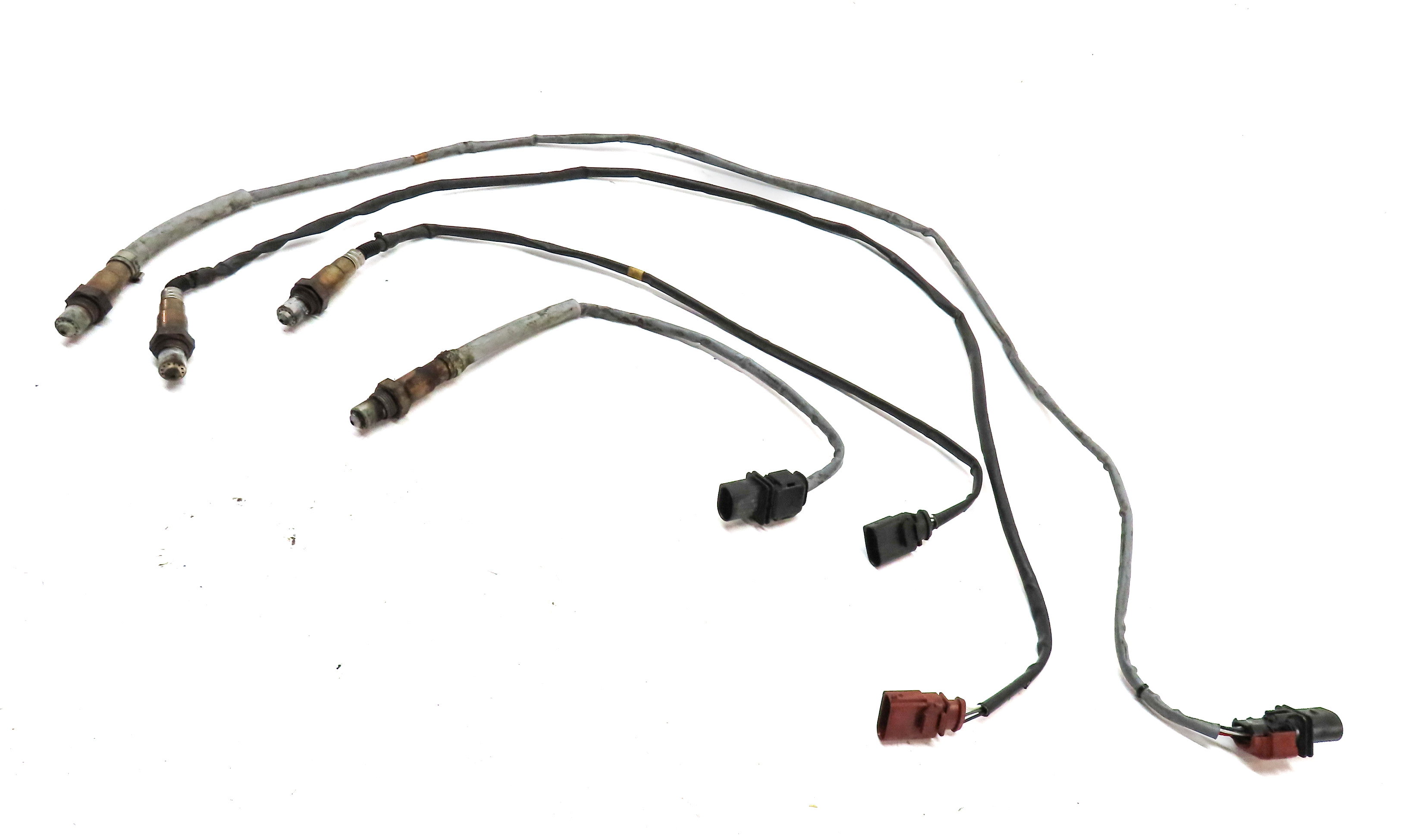 2015 PORSCHE CAYENNE HYBRID (958) 3.0L ENGINE PRE & POST O2 OXYGEN SENSOR SET-4 — exact item pictured